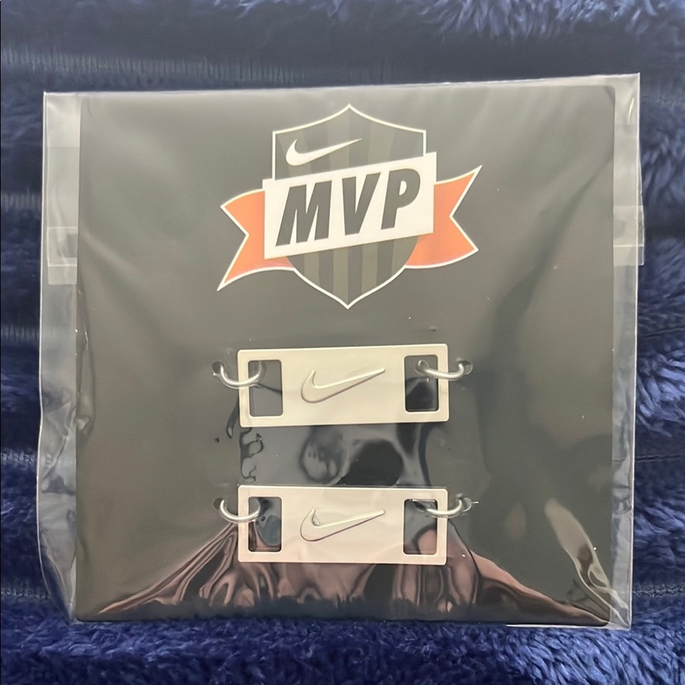 Nike MVP Silver Shoe Tags/ Charms
